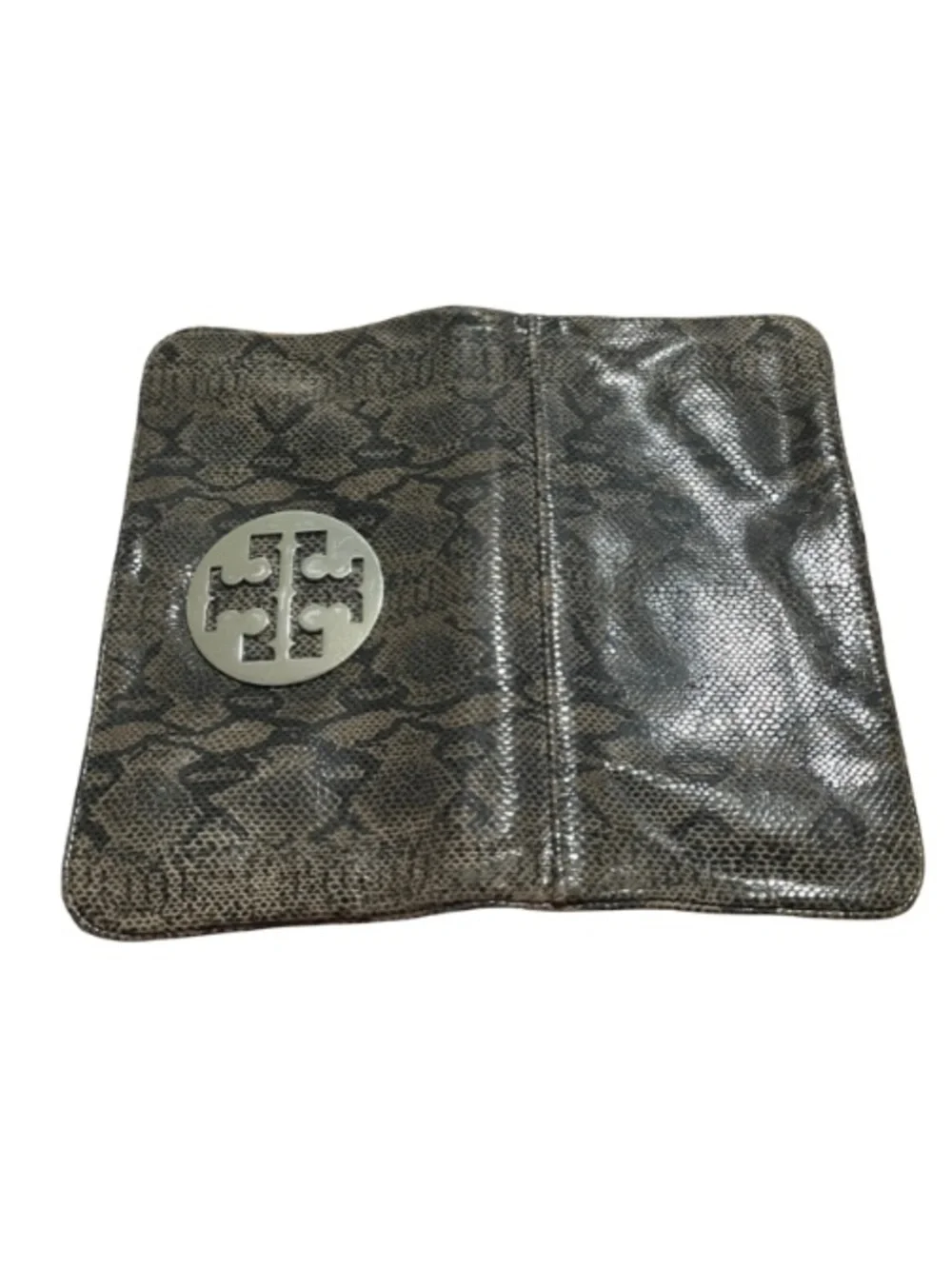 ✨RARE FIND✨Tory Burch Reva Python Print Clutch